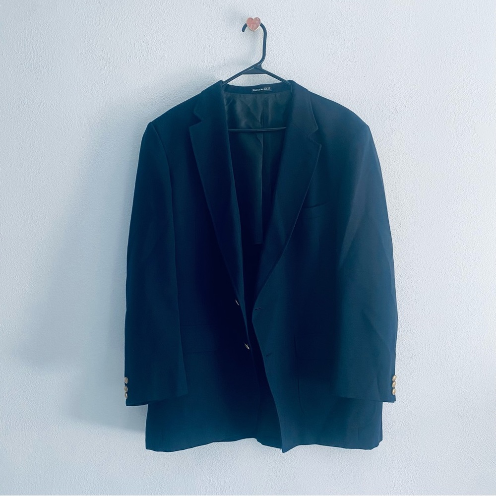 Stafford navy blue blazer